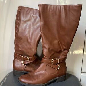 Tall brown boots